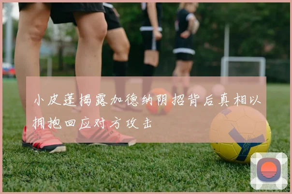小皮蓬揭露加德纳阴招背后真相以拥抱回应对方攻击