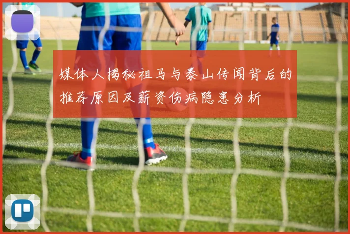 媒体人揭秘祖马与泰山传闻背后的推荐原因及薪资伤病隐患分析